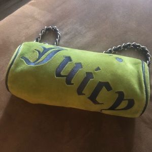 Juicy Couture Green Bolero Style Velvet Bag